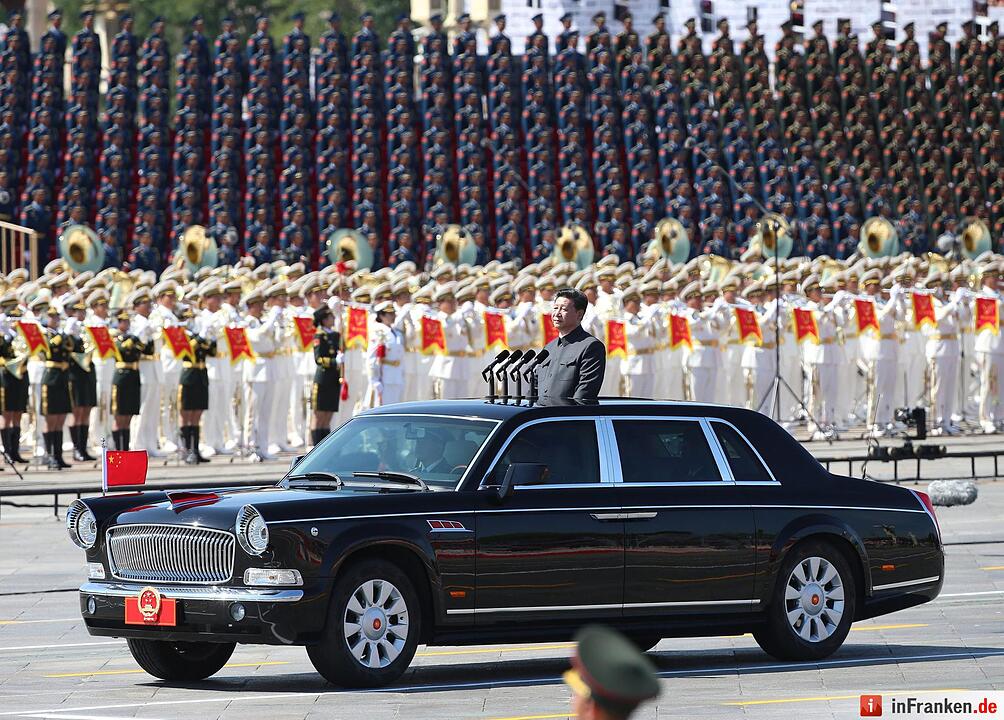 Militärparade in China