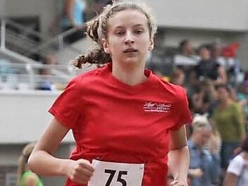 Auf der Laufbahn erfolgreich: Laura Johannes.  Foto: Reinhold Nürnberger