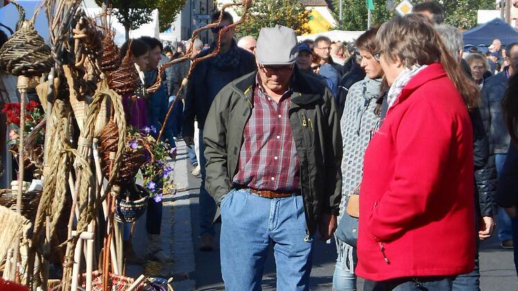 Der Herbstmarkt in Euerdorf war gut besucht.  Foto: Doris Bauer