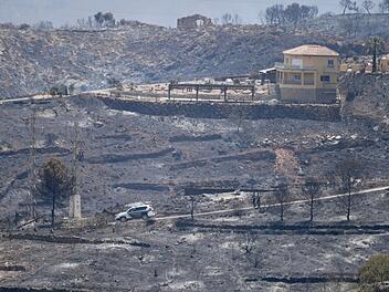 Waldbrand in Andalusien