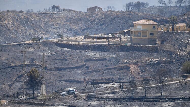 Waldbrand in Andalusien