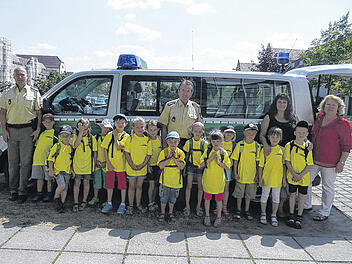 Rödelseer Kinder besuchten die Polizei