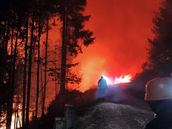 Waldbrand im K&auml;rntner Lesachtal