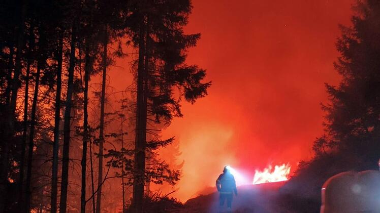 Waldbrand im K&auml;rntner Lesachtal