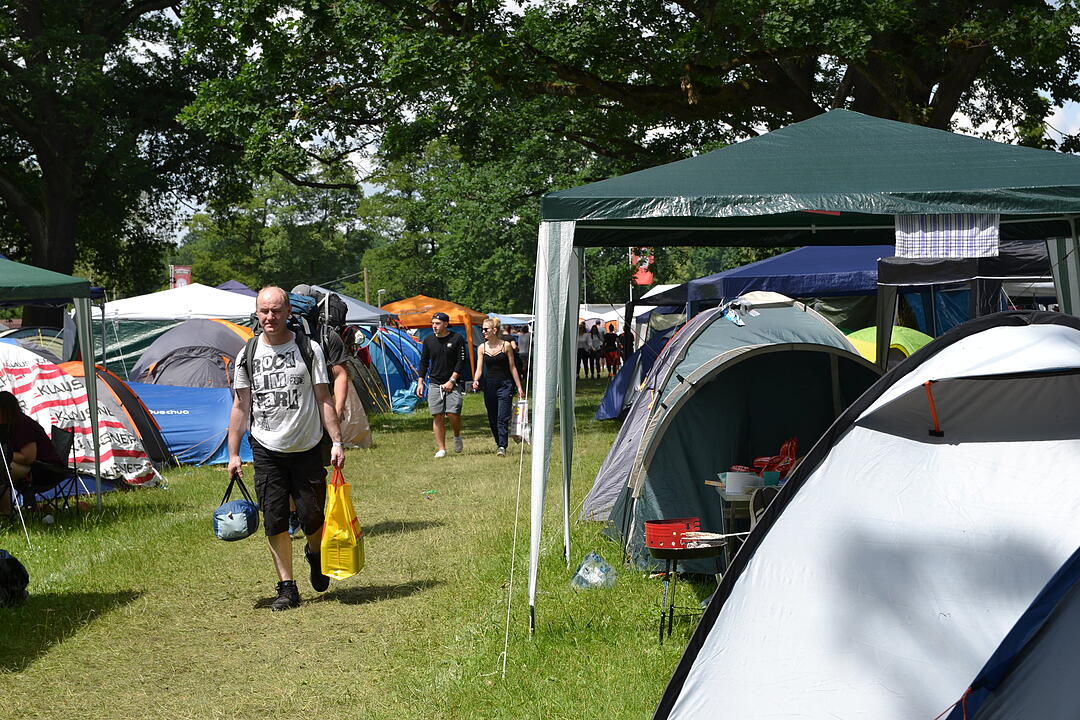 So schön ist das Zeltplatzleben bei Rock im Park 2018
