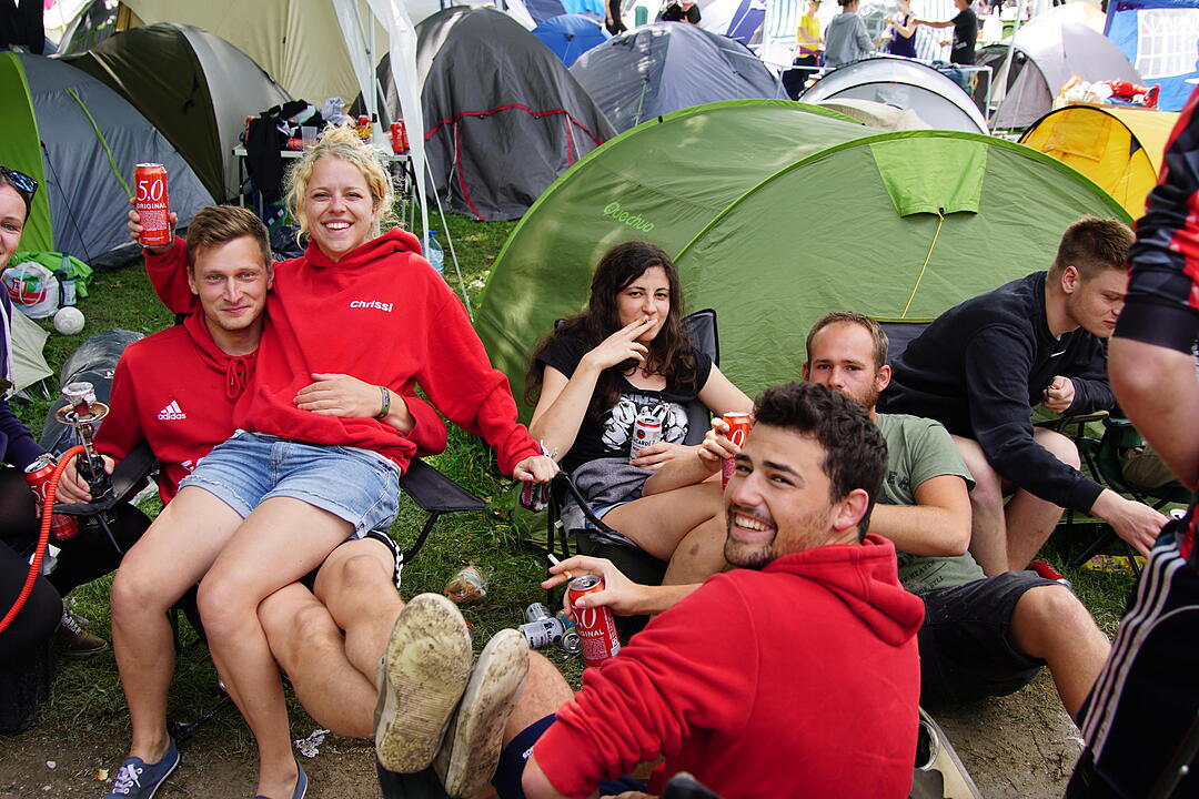 3 Tage Feiern: Der Zeltplatz bei RIP