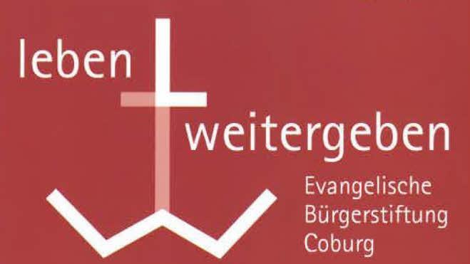 Das Logo der 2004 gegründeten evangelischen Bürgerstiftung "leben + weitergeben"