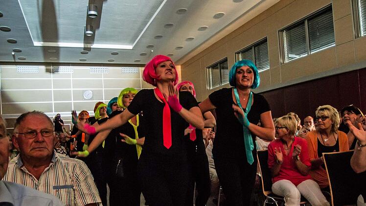 Impressionen von der Show-Gala des Vocalensembles Coburg unter der Leitung von Steffi Berg in Bad RodachFoto: Jochen Berger