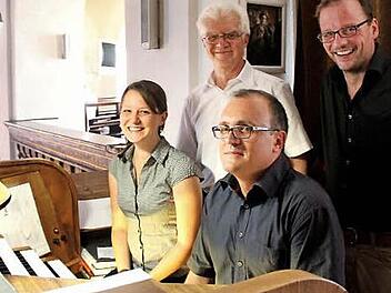 Katharina Heilmann, Gabriel Konjaev, Reinhard Döring, Wolfgang Först (von links) sorgten für besinnliche Momente.  Foto: Johanna Blum