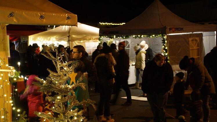 Weihnachtsmarkt in Großwenkheim. Anton Then