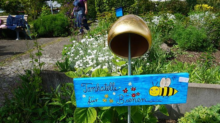 Nette Dekorationsideen wurden beim Tag der Nachhaltigkeit für den Garten  vorgestellt. Marion Eckert