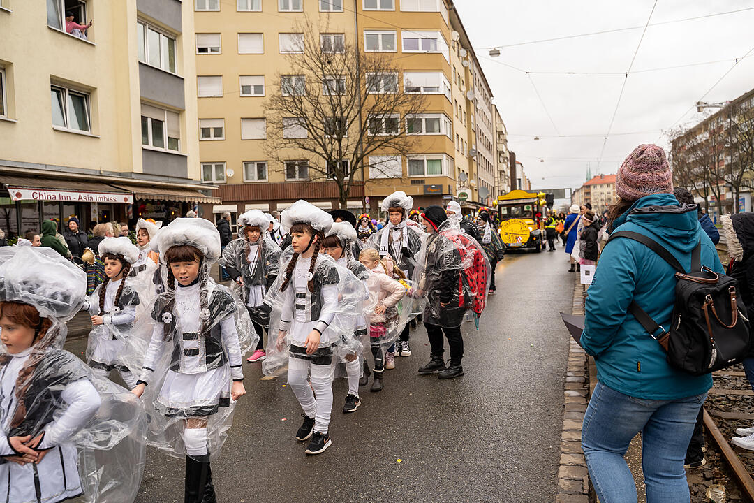 Der traditionelle Umzug zog ca. 70.000 Faschingsfreunde an.