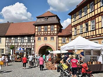 Herrliches Fachwerk umrahmte den Königsberger Markt.