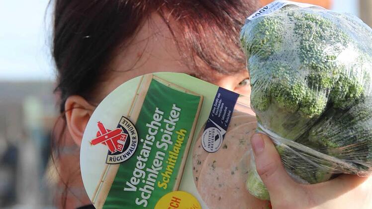 Anja Greiner verzichtete auf Fleischprodukte  Foto: Ulrike Müller