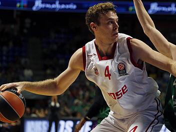 Brose Baskets-Akteur Nicolo Melli Foto: EPA/Jorge Zapata/dpa