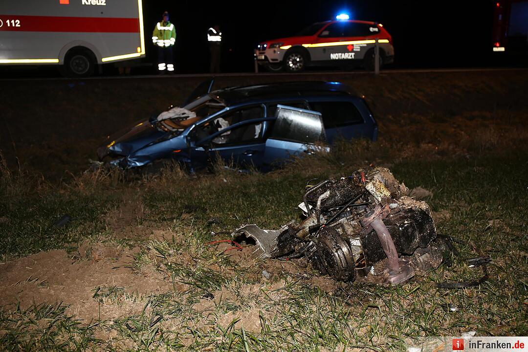 Autofahrer bei Köditz schwers verletzt