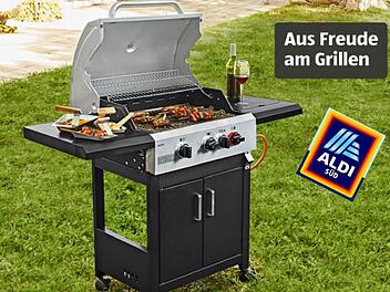 Grillen mit Aldi Süd: Ab Montag, den 23.04.2018, hat Aldi alles rund ums Grillen im Angebot. Wir haben uns die Grill-Schnäppchen im Aldi-Prospekt angeschaut und sagen Ihnen, welches Angebot sich lohnt. Bild: Screenshot