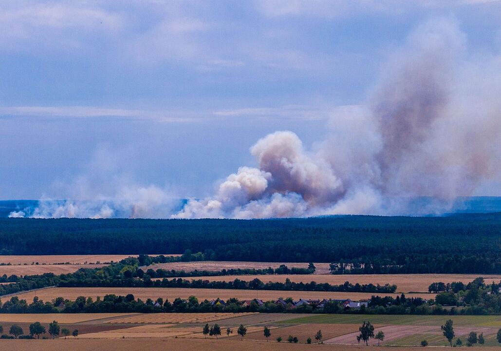 Waldbrand im M&uuml;ritz-Nationalpark
