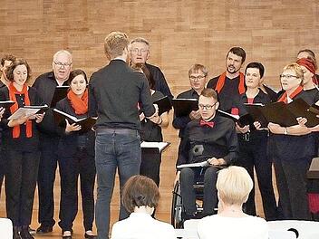 Der Auftritt: Der Gesangverein Junkersdorf sang beim Chorfestival "Bamberg ganz Chor".  Foto: sn