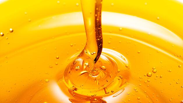 Nahaufnahme von Honig, Detailaufnahme, Gro&szlig;aufnahme