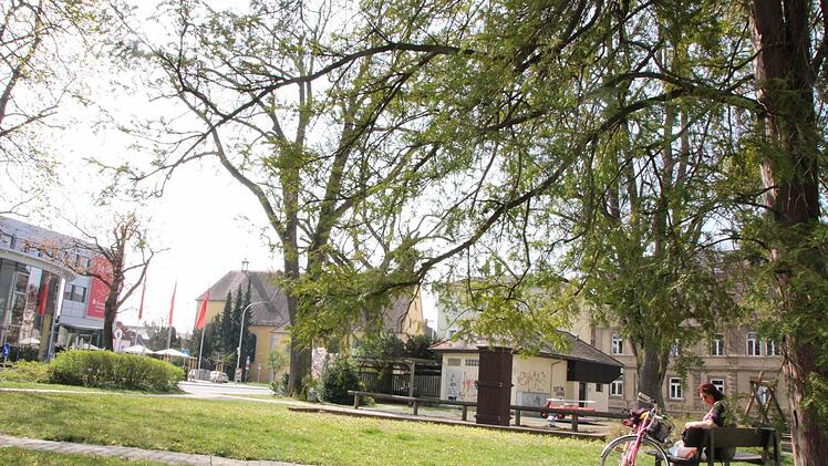 Als Platz zur Erholung wird der Park neben der Klosterstraße genutzt. Künftig soll es hier zwei Spielplätze geben. Foto: Roepert