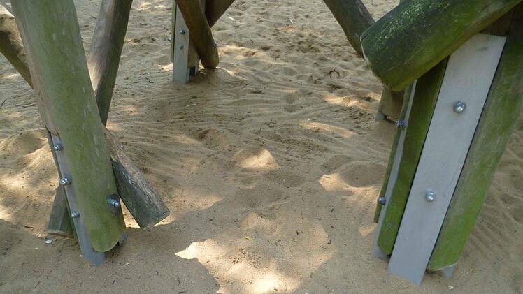 Der gereinigte Spielplatzsand. Foto: Gartenamt Stadt Bamberg