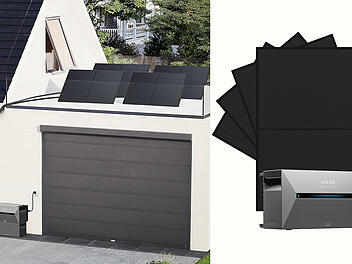 Das Powerness Balkonkraftwerk-Set mit Anker SOLIX Solarbank 2 Pro bietet eine effiziente L&ouml;sung zur Eigenstromerzeugung mit bifazialen Solarmodulen und smartem Speichersystem f&uuml;r einen Preis ab 719 Euro bei Selbstabholung.