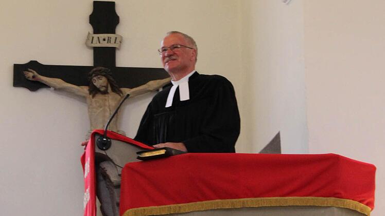 Pfarrer Volkmar Gregori erwies sich als ausgezeichneter Prediger.