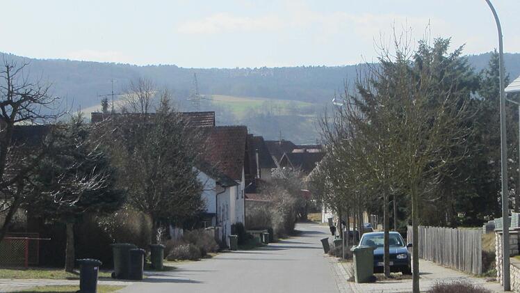 Die Weinbergstraße in Staffelbach, Blick Richtung SüdenFoto: privat