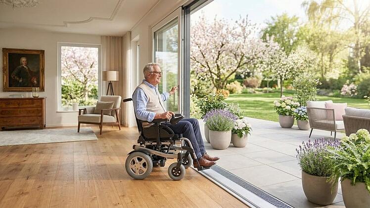 Altersgerecht wohnen: Barrierefreier Zugang zur Terrasse