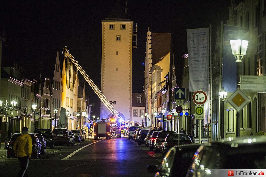 Brandgeruch sorgt für Feuerwehreinsatz in Haßfurter Innenstadt