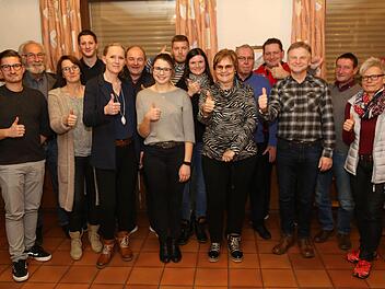 Die Kandidaten der Dorfgemeinschaft Schlaifhausen Foto: Franz Galster