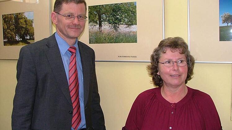 Katrin Schnabel und Bürgermeister Wolfgang Möhrlein  Foto: privat