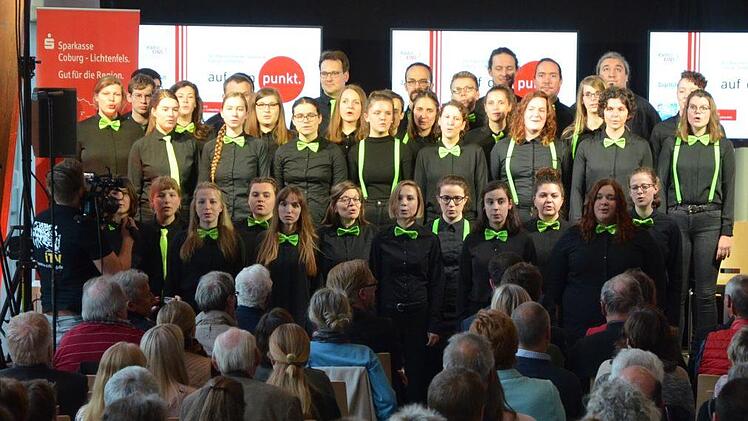Impressionen vom Regionentalk der Sparkasse Coburg-Lichtenfels zur Europawahl -hier: die "Klangfänger"Rainer Lutz