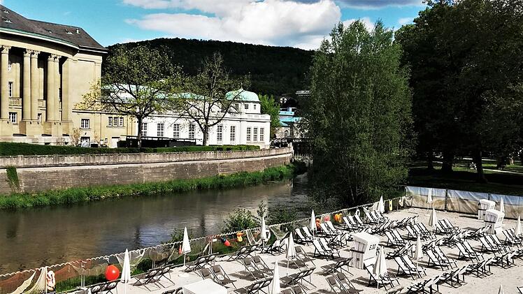 Der Stadtstrand in Bad Kissingen öffnet am Freitag, 4. Juni.