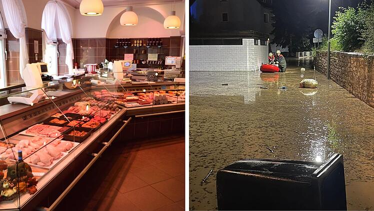 Kitzingen: Metzgerei Wurst Wachter von Hochwasser stark getroffen - "für uns heißt es kämpfen"