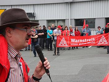 5,5 Prozent mehr sind fair findet Gewerkschafter Matthias Gebhardt.