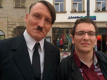 Martin Rupprecht hat am Montag in Bayreuth "Hitler"getroffen. Foto: privat