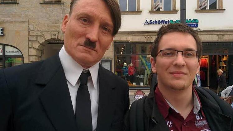 Martin Rupprecht hat am Montag in Bayreuth "Hitler"getroffen. Foto: privat