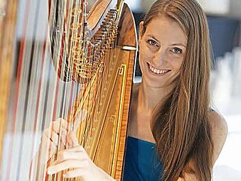 Bettina Linck ist eine &auml;u&szlig;erst talentierte Harfenistin. Foto: privat