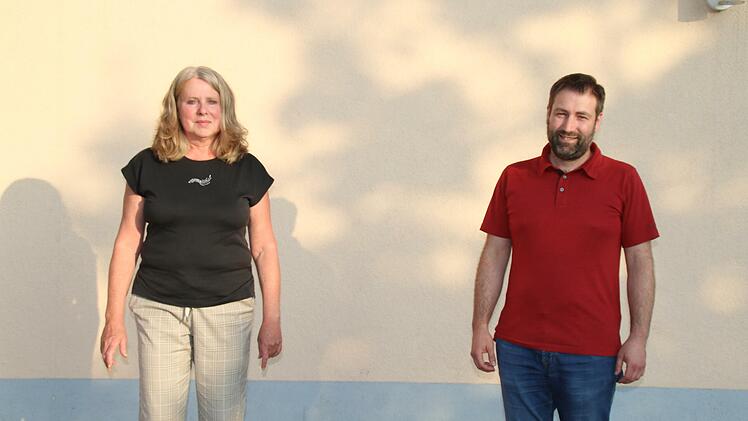 Die beiden gleichberechtigten Vorsitzenden, Jutta Hofmann und Johannes Hammerl.