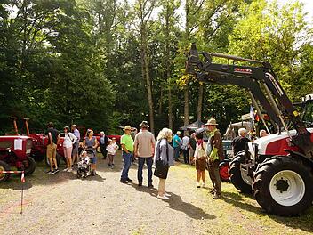 Gut besucht war das  Traktoren- und Unimogtreffen des Rhönklub-Zweigvereins Oberweißenbrunn.
