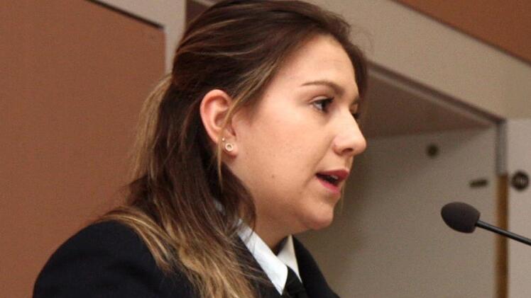 Jasmin Gumbrecht, Leiterin des Spielmannszuges