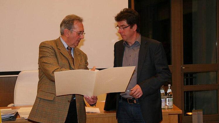 Andreas Schlund wurde verabschiedet. Foto: Werner Baier