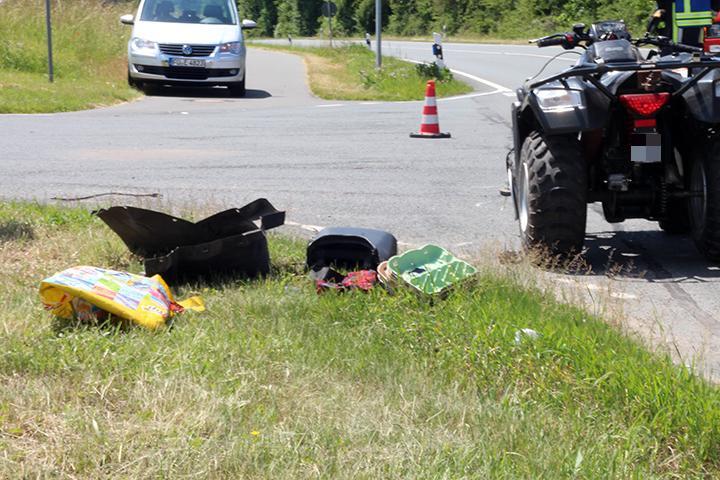 Quad und Auto kollidieren im Landkreis Fürth