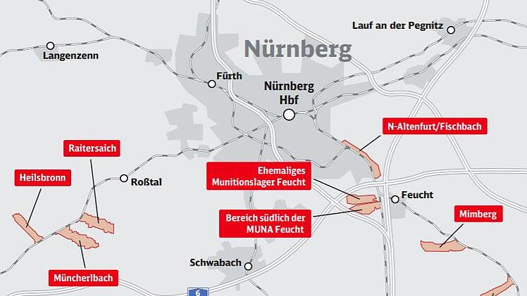 Neun Standorte für ICE-Werk in Franken vorgestellt