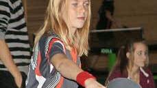Lea Landel vom TTC Mainleus blieb ungeschlagen und wurde somit Erste.  Foto: Hans Franz