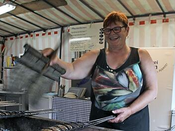 Hier wedelt dir Chefin selbst. Rosemarie Wittmann isst am Berg selber den Fisch am Liebsten.
