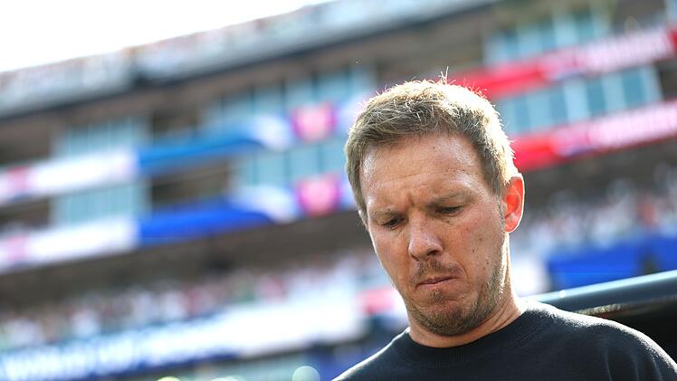 Gesenkten Hauptes: Julian Nagelsmann ist nicht mehr Bundestrainer. Er trat am Freitag von seinem Amt zur&uuml;ck.