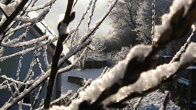 So schön kann Schnee sein. Foto: privat